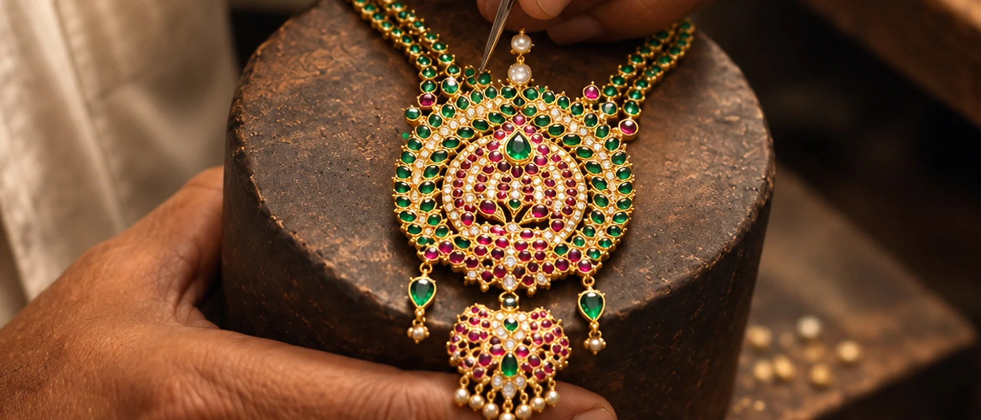 Gajraj jewellery craftsmanship